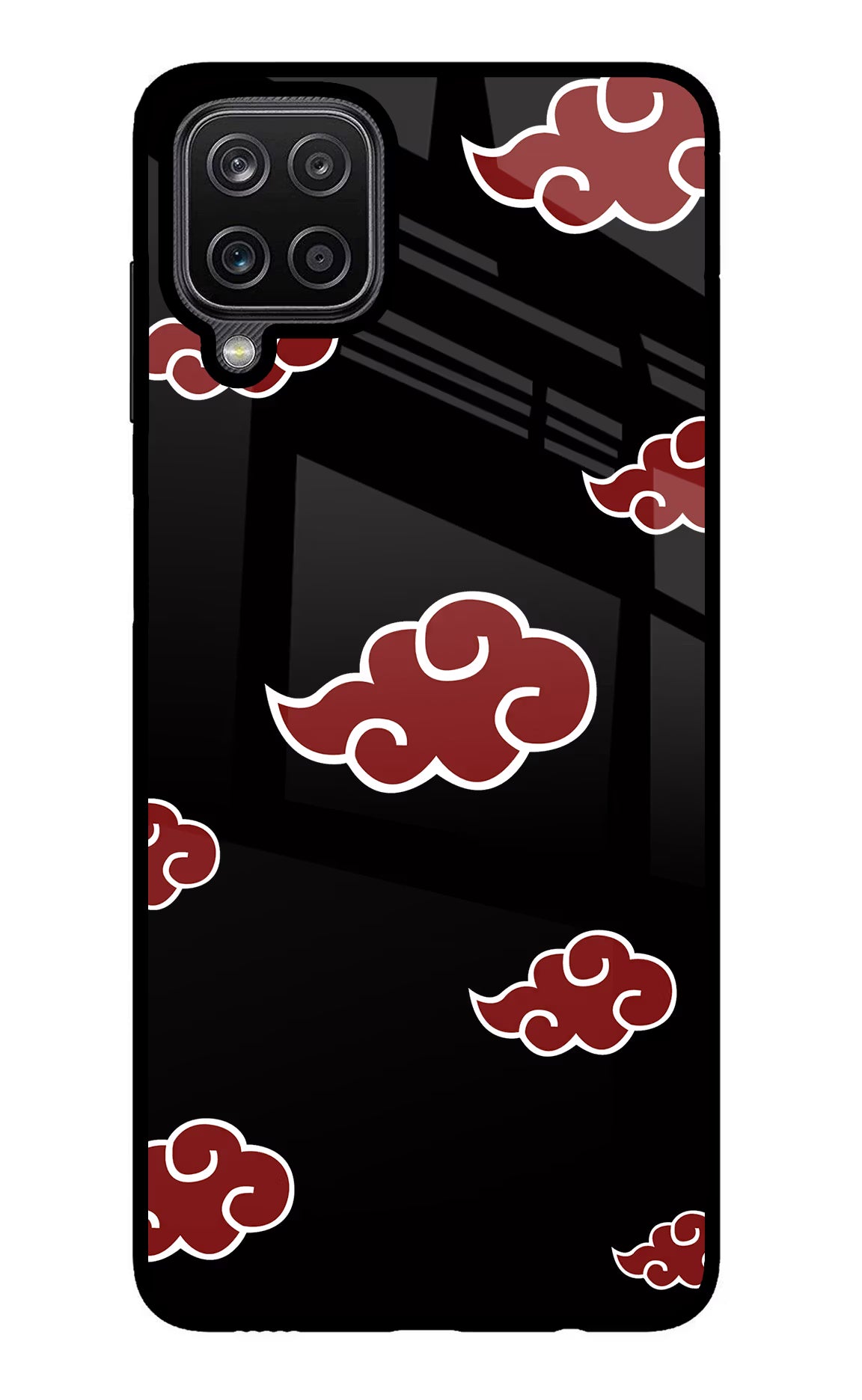 Akatsuki Samsung M12/F12 Glass Case Back Cover by Casekaro
