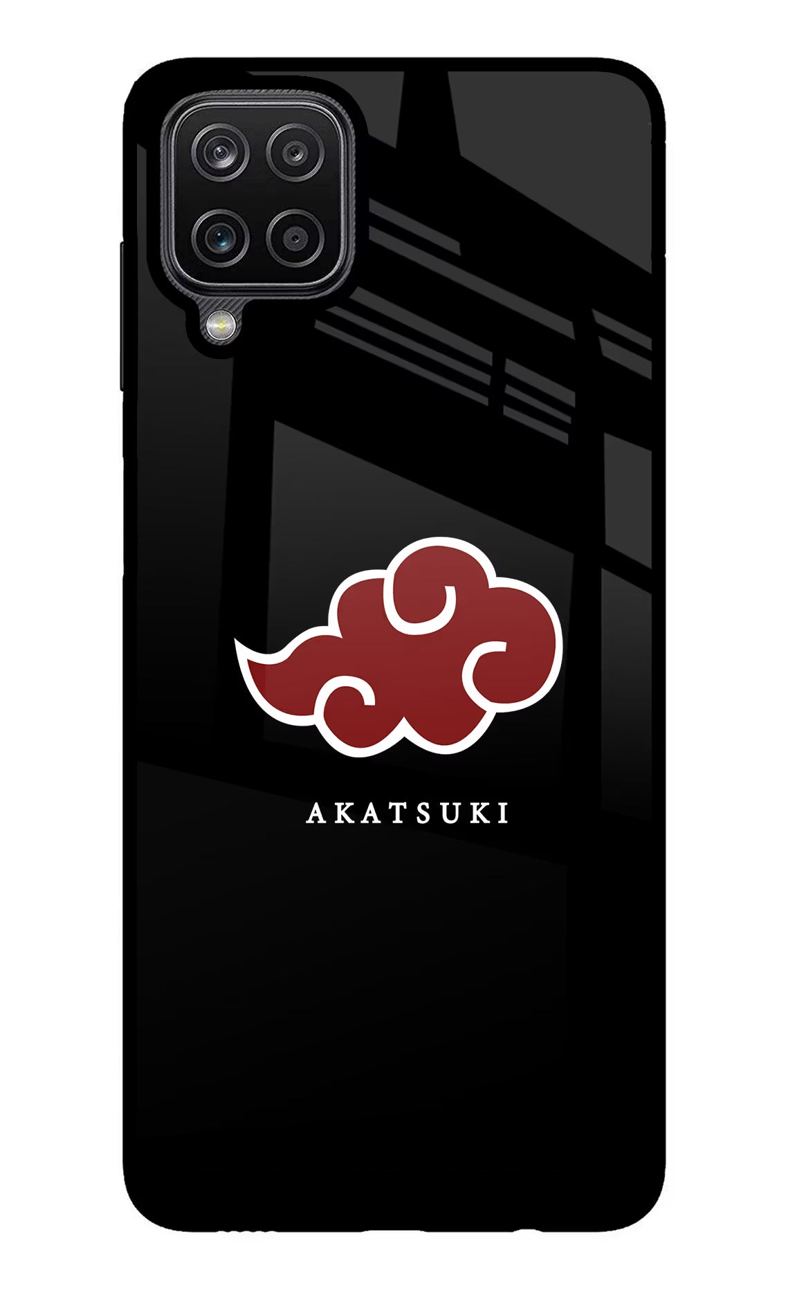 Akatsuki Samsung M12/F12 Glass Case Back Cover by Casekaro