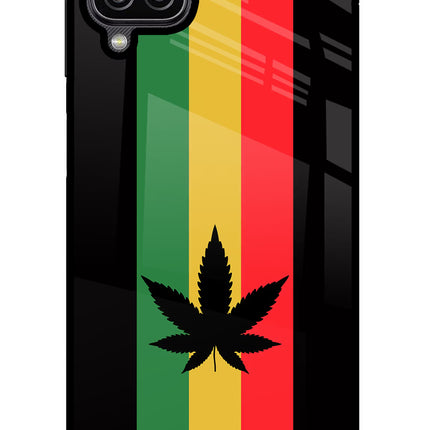 Weed Flag Samsung M12/F12 Glass Case