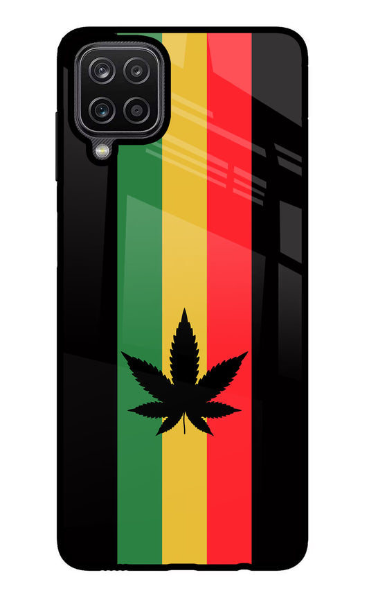 Weed Flag Samsung M12/F12 Glass Case