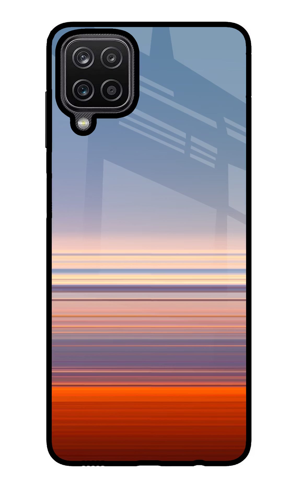 Morning Colors Samsung M12/F12 Glass Case Back Cover by Casekaro