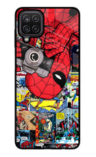 Spider Man Samsung M12/F12 Glass Case