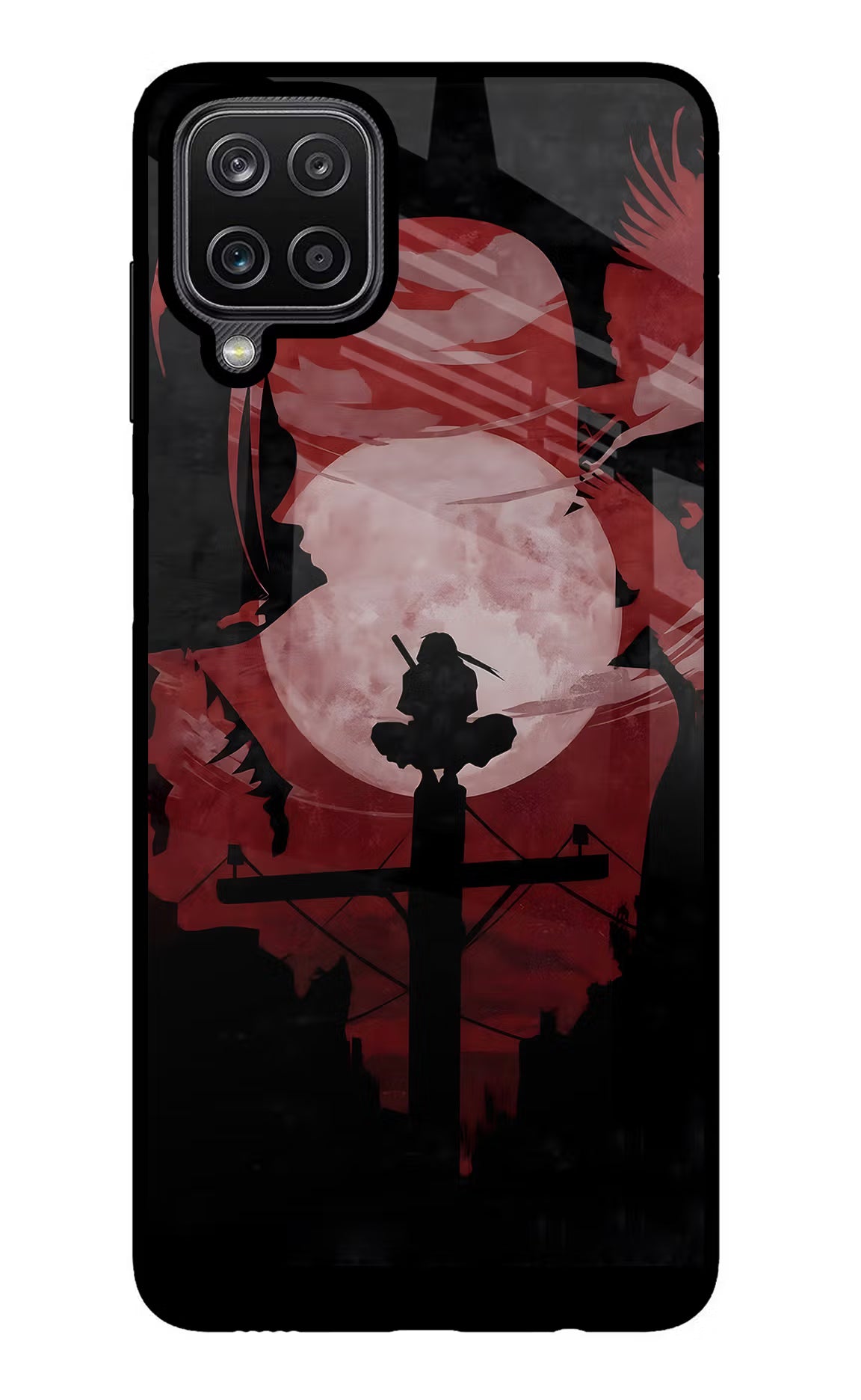 Naruto Anime Samsung M12/F12 Glass Case Back Cover by Casekaro