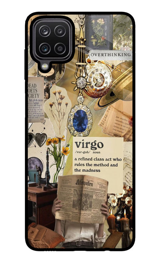Virgo Zodiac Samsung M12/F12 Glass Case