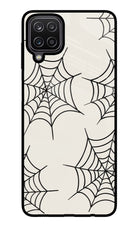 Spider Web Samsung M12/F12 Glass Case