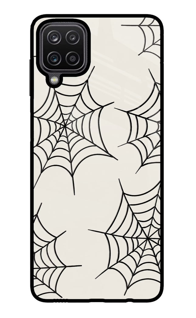 Spider Web Samsung M12/F12 Glass Case