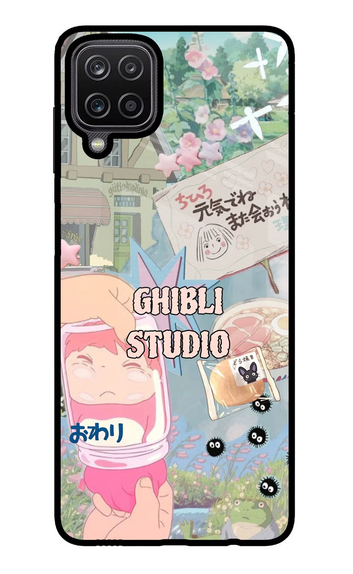 Studio Ghibli Samsung M12/F12 Glass Case