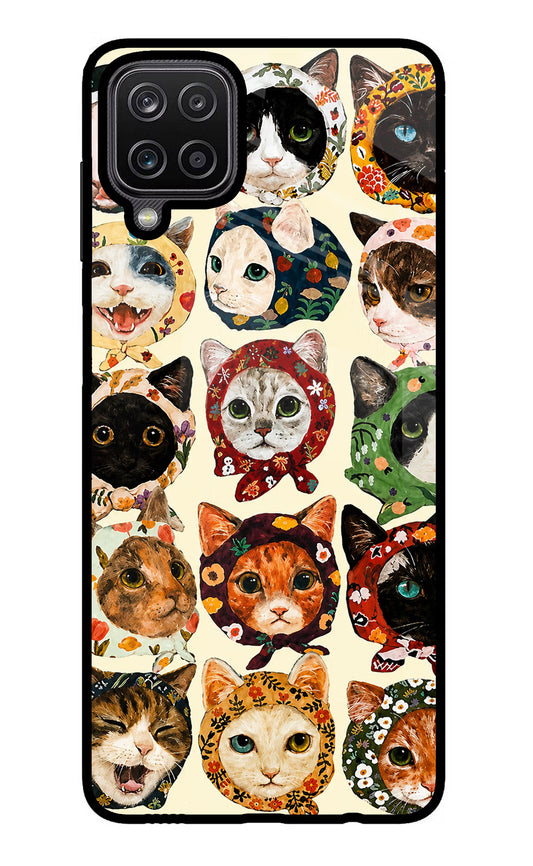Cool Cat Samsung M12/F12 Glass Case