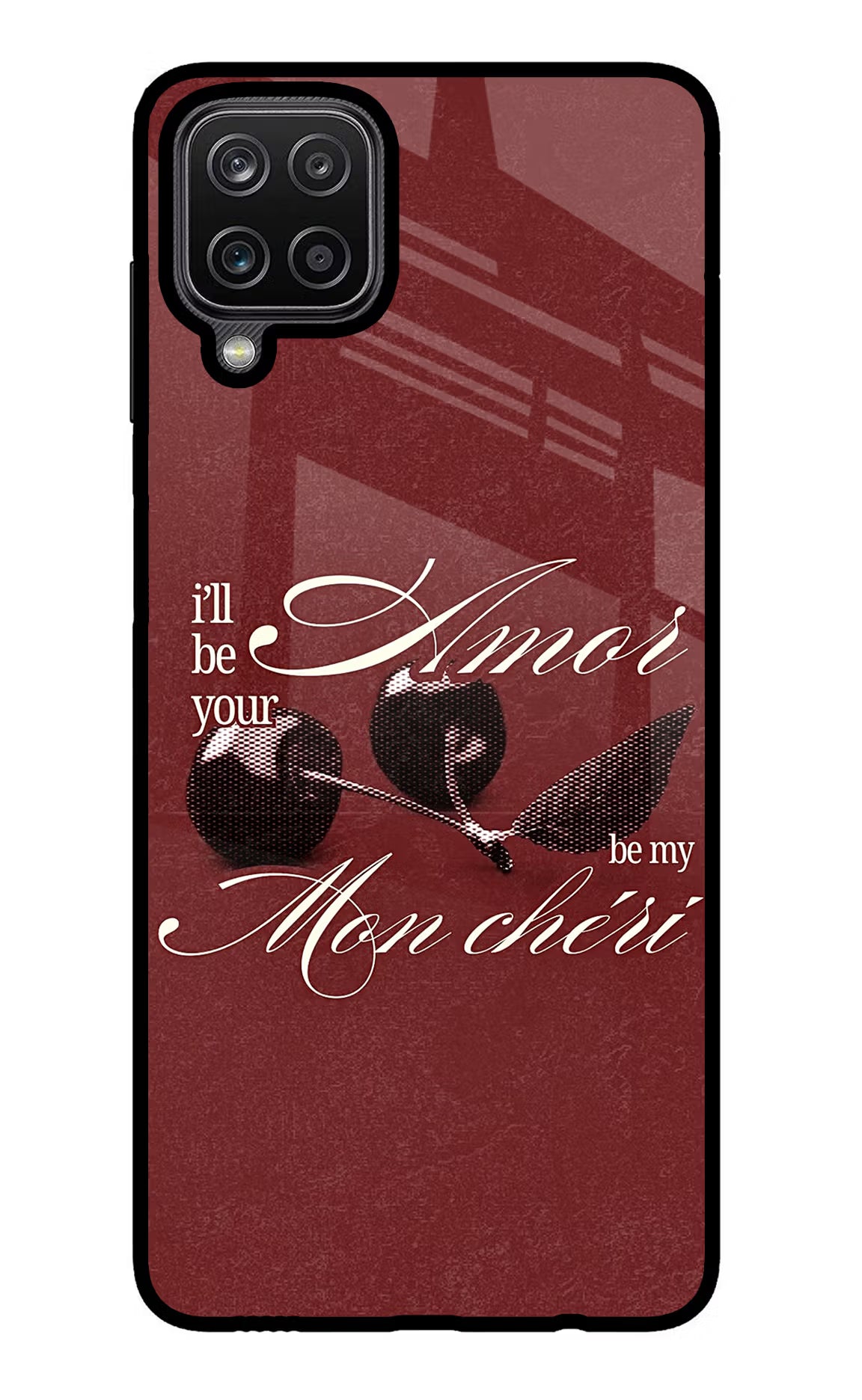Velvet Cherry Samsung M12/F12 Glass Case