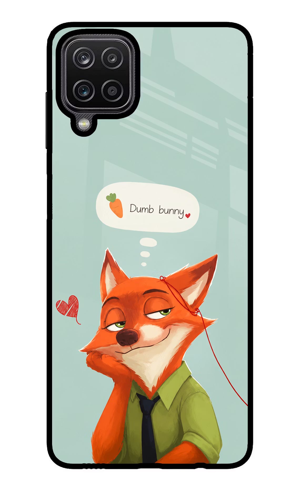 Nick Charm Samsung M12/F12 Glass Case
