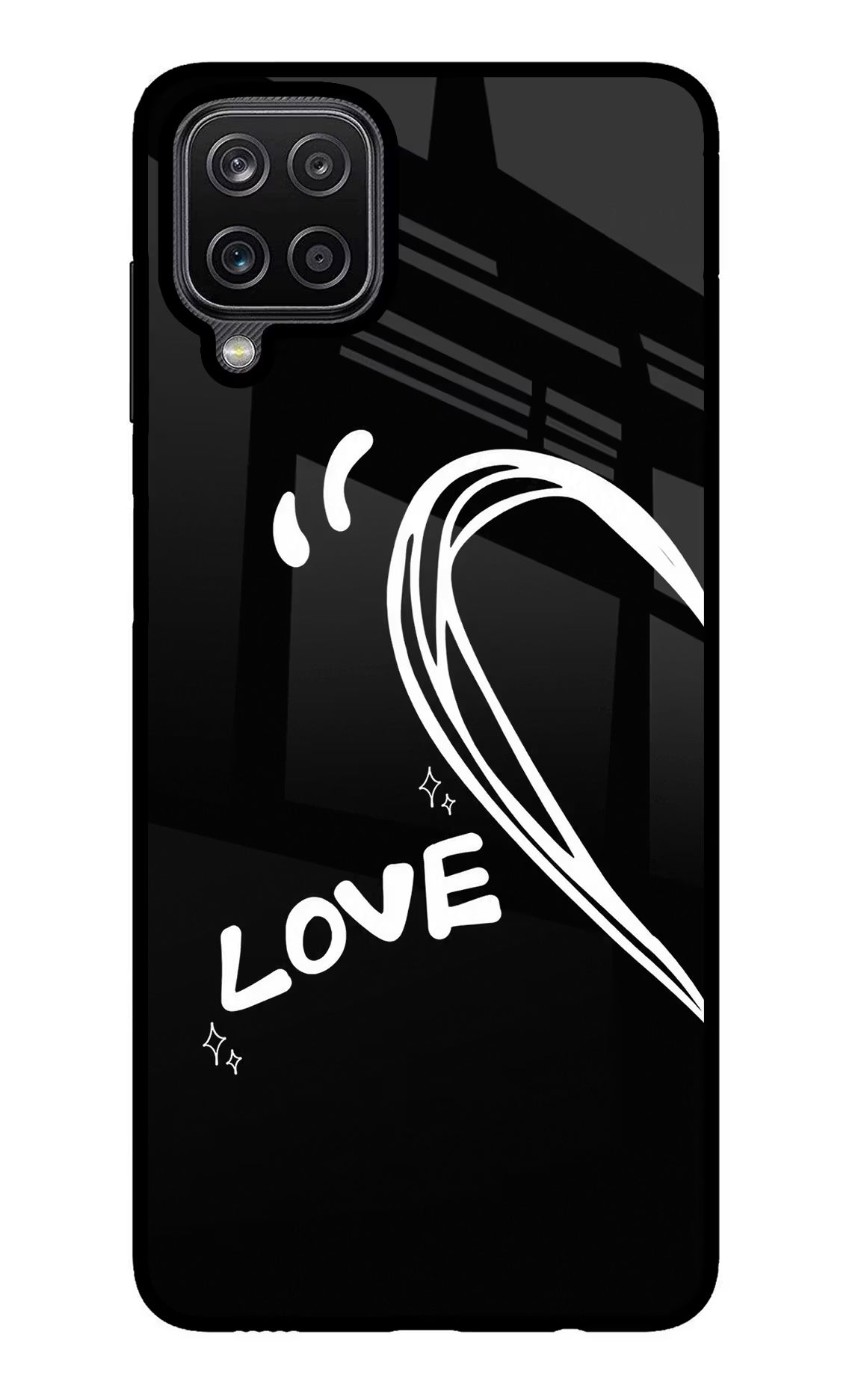 Love Line Samsung M12/F12 Glass Case