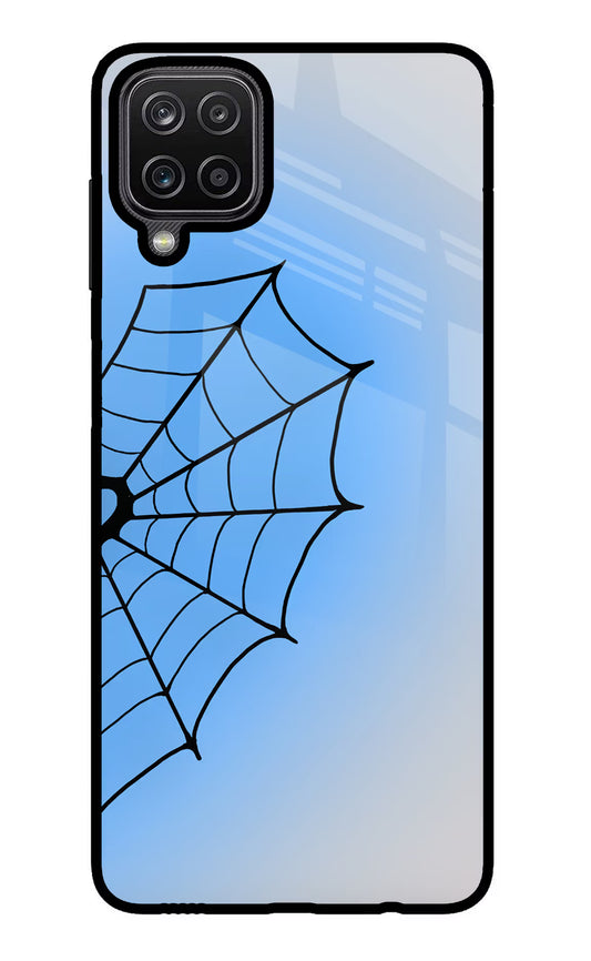 Blue Web Samsung M12/F12 Glass Case
