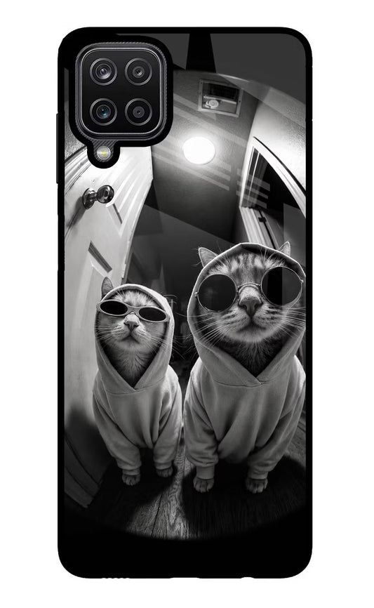 Hood Cats Samsung M12/F12 Glass Case