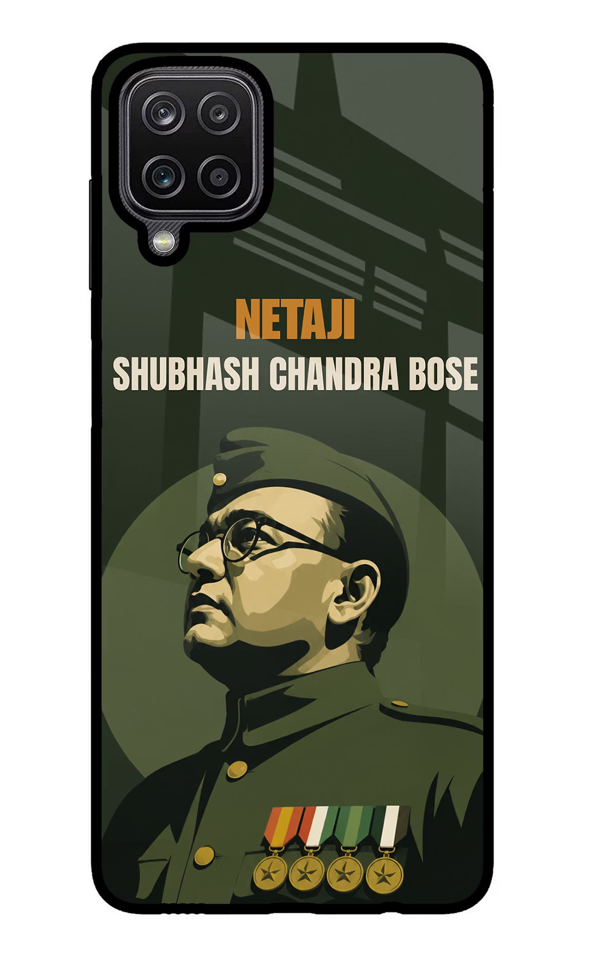 Netaji Legacy Samsung M12/F12 Glass Case