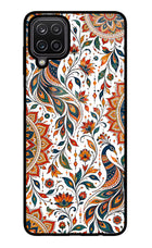 White Mayura Samsung M12/F12 Glass Case