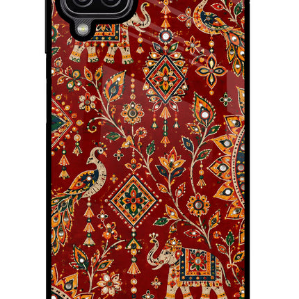 Laal Riwaaz Samsung M12/F12 Glass Case