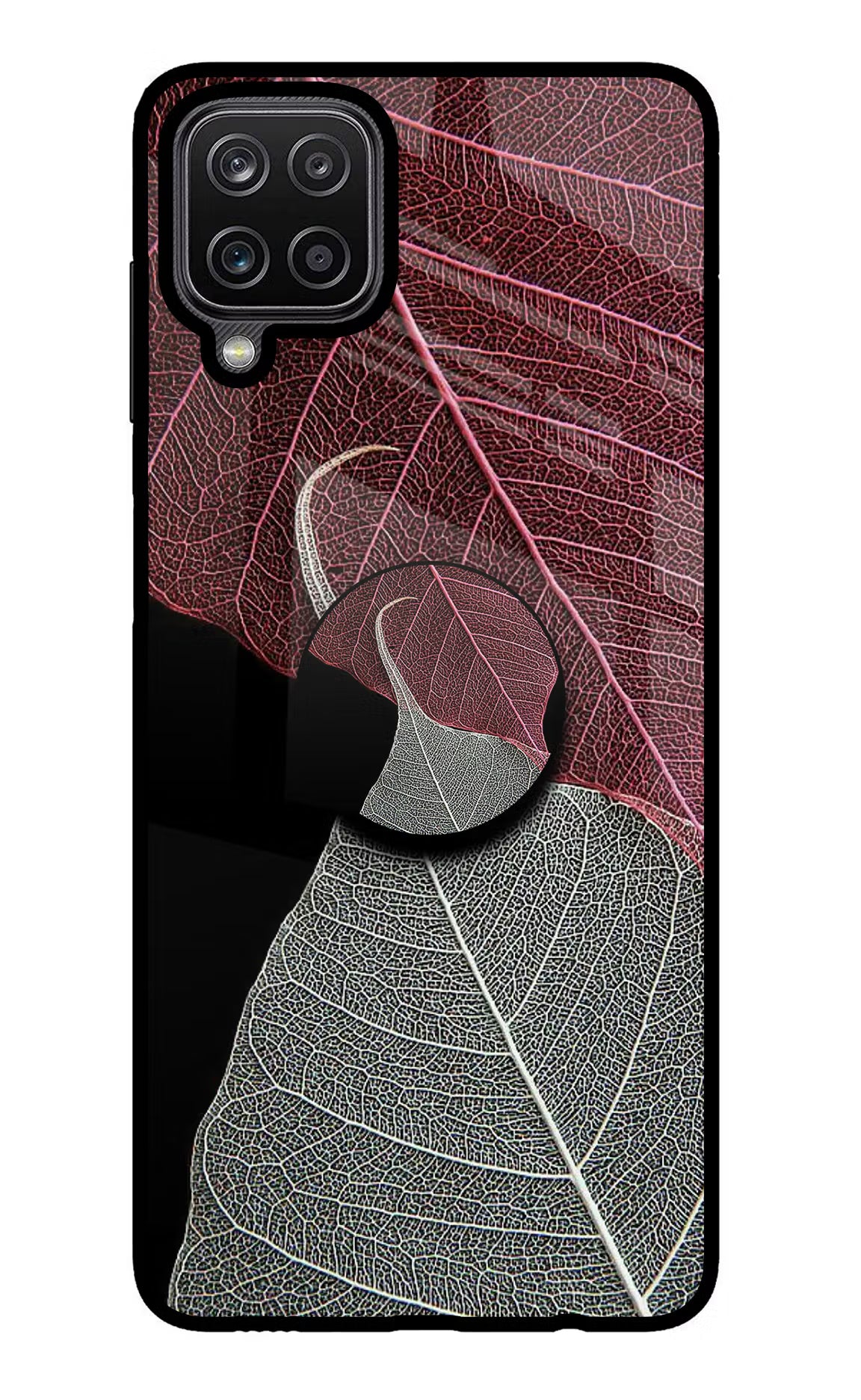Leaf Pattern Samsung M12/F12 Pop Case by Casekaro