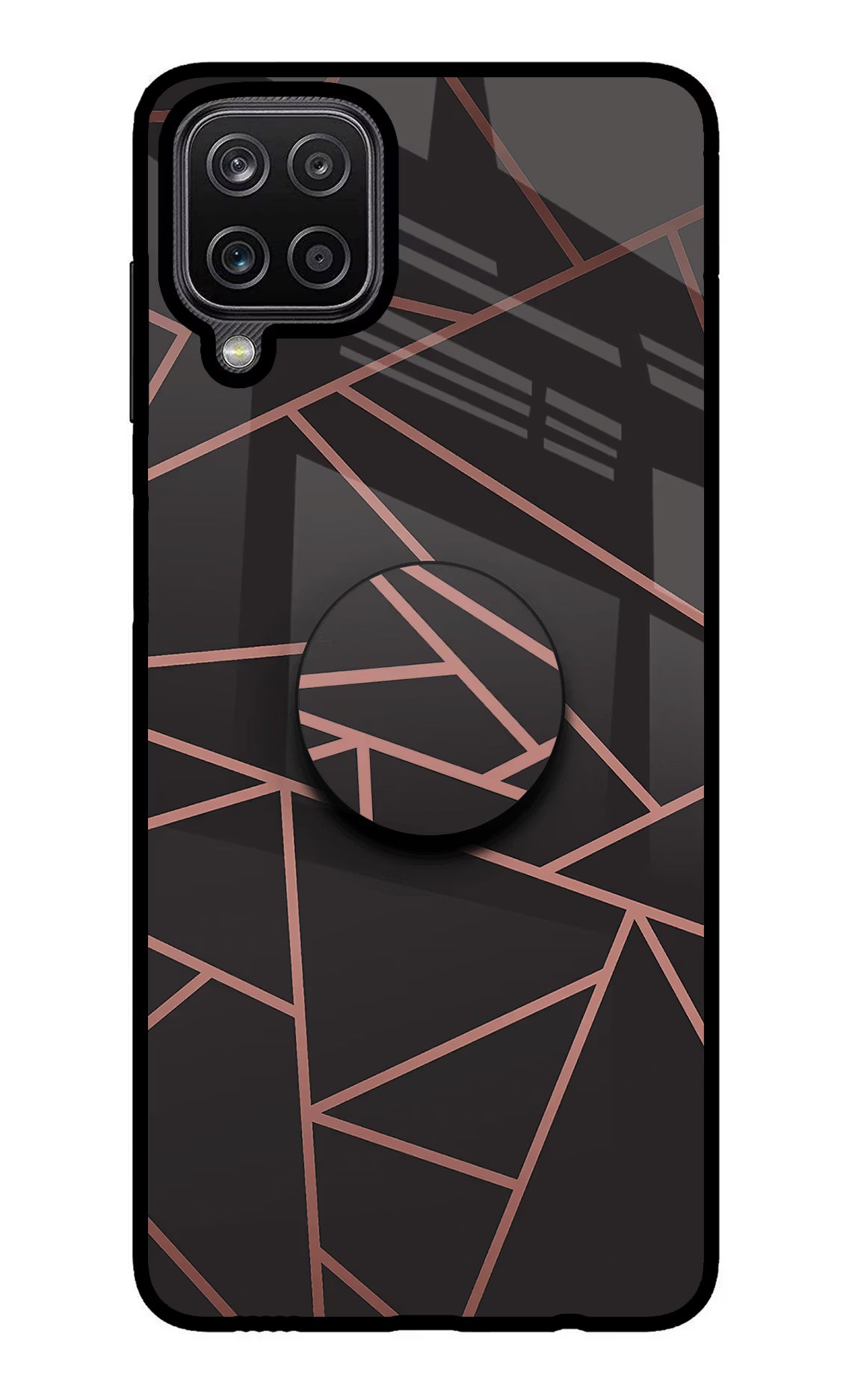 Geometric Pattern Samsung M12/F12 Pop Case by Casekaro