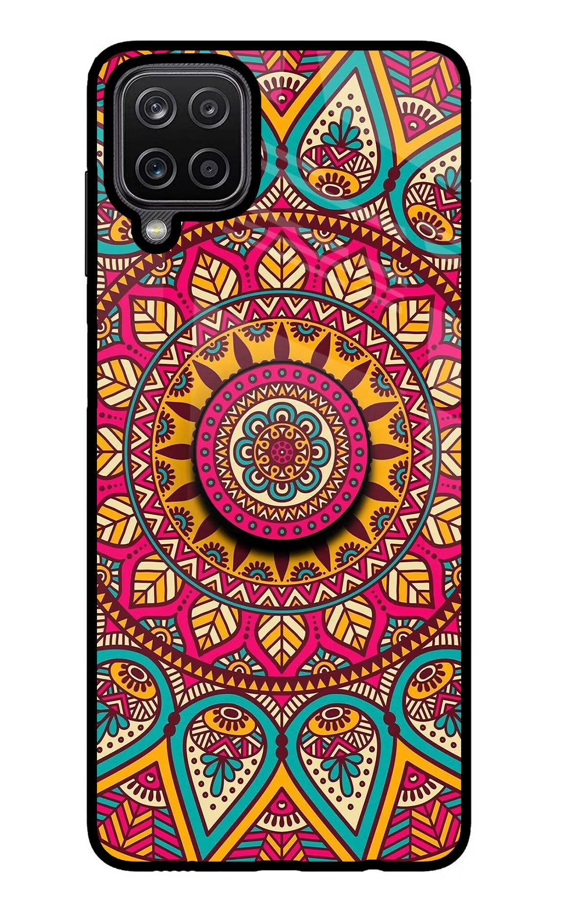 Mandala Samsung M12/F12 Pop Case by Casekaro