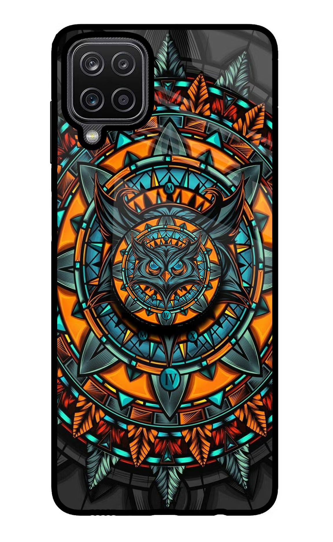 Angry Owl Samsung M12/F12 Pop Case by Casekaro