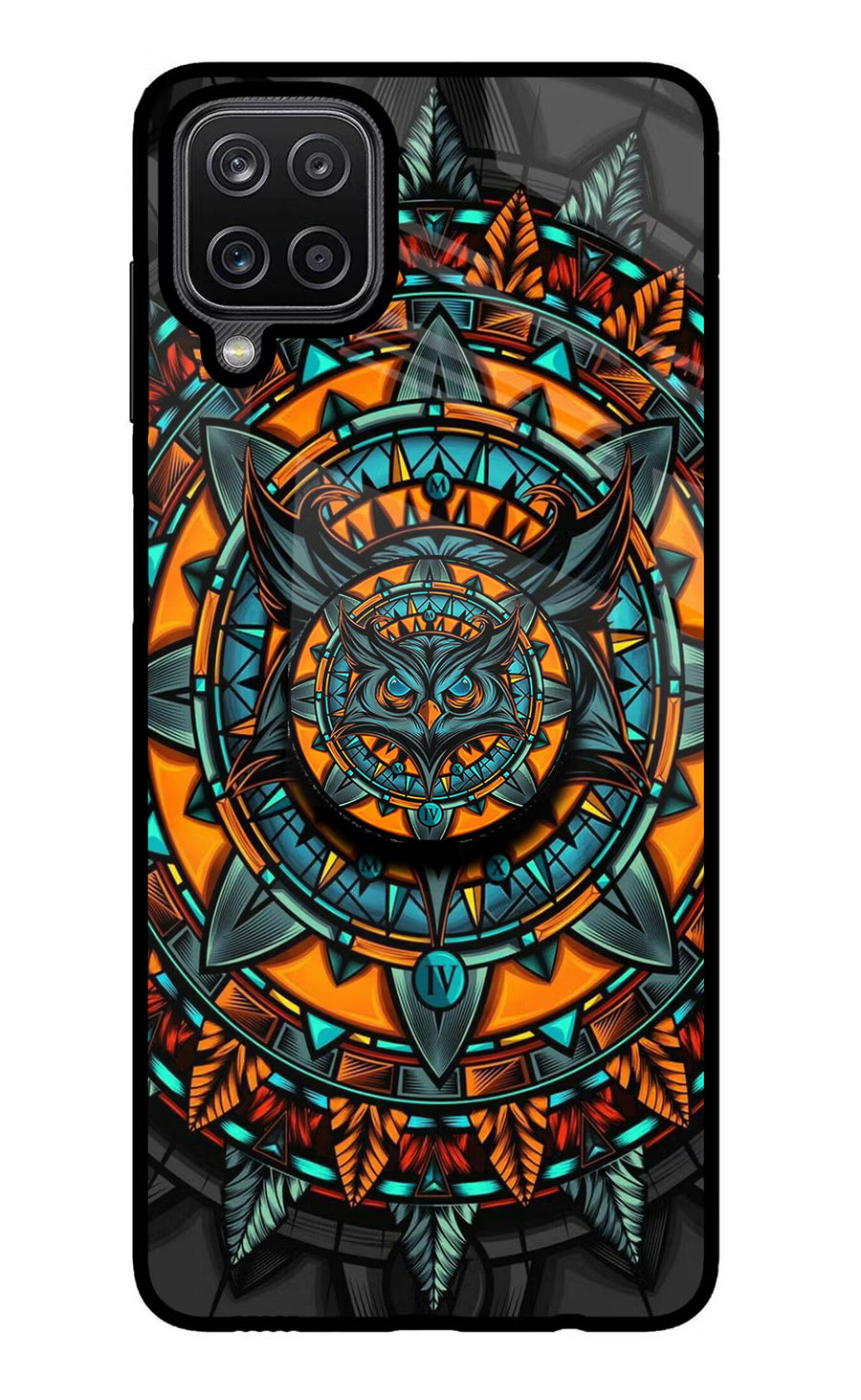 Angry Owl Samsung M12/F12 Pop Case, Metal case