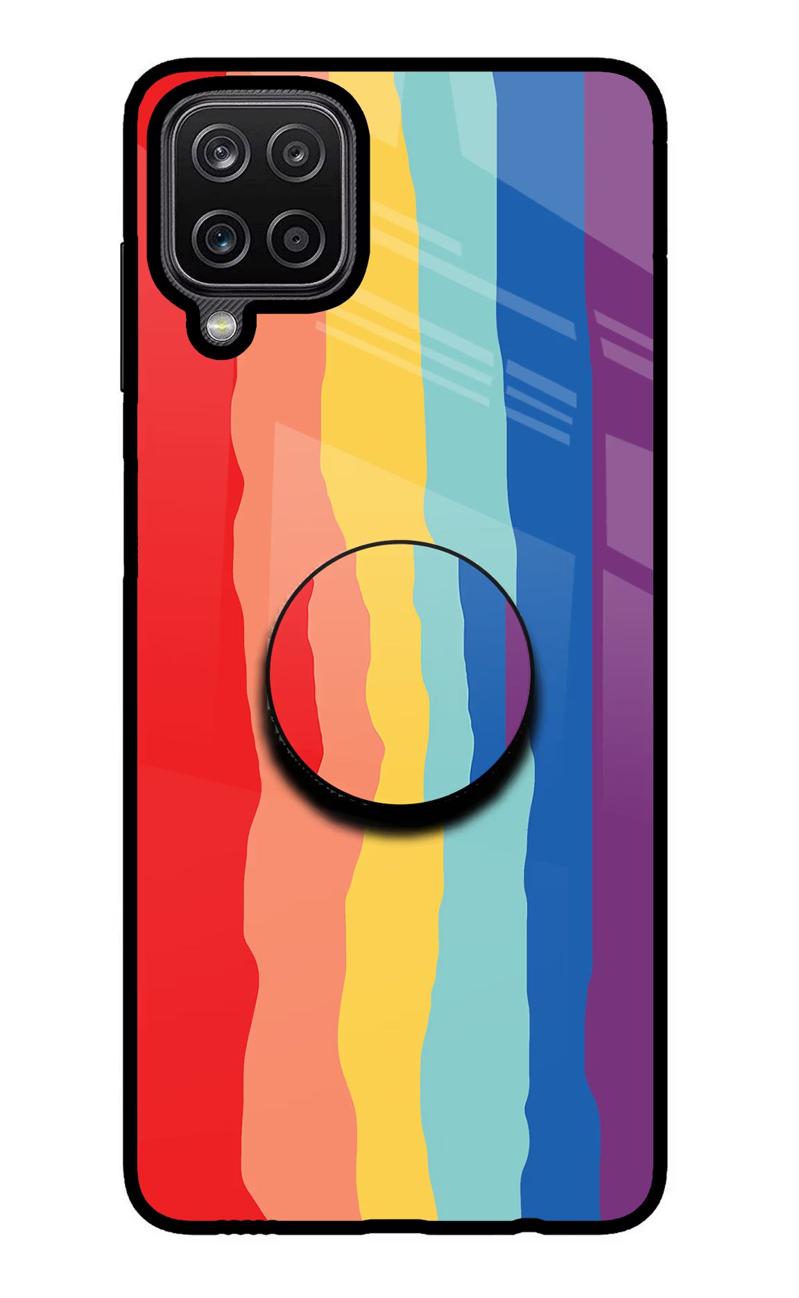 Rainbow Samsung M12/F12 Pop Case by Casekaro
