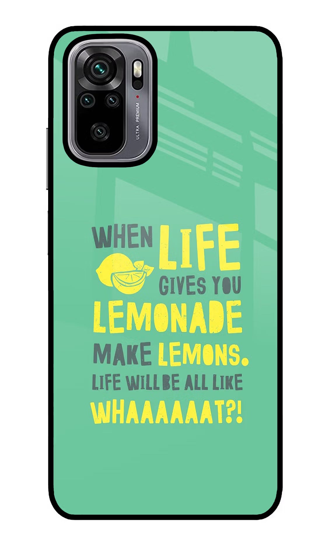 Quote Redmi Note 10/10S Glass Case Back Cover by Casekaro