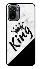 King Redmi Note 10/10S Glass Case Back Cover by Casekaro