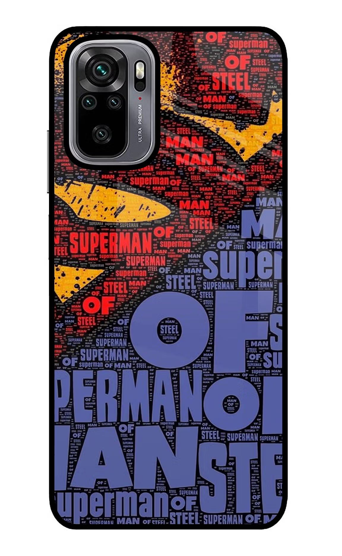 Superman Redmi Note 10/10S Glass Case Back Cover by Casekaro