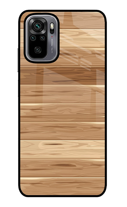 Wooden Vector Redmi Note 10/10S Glass Case
