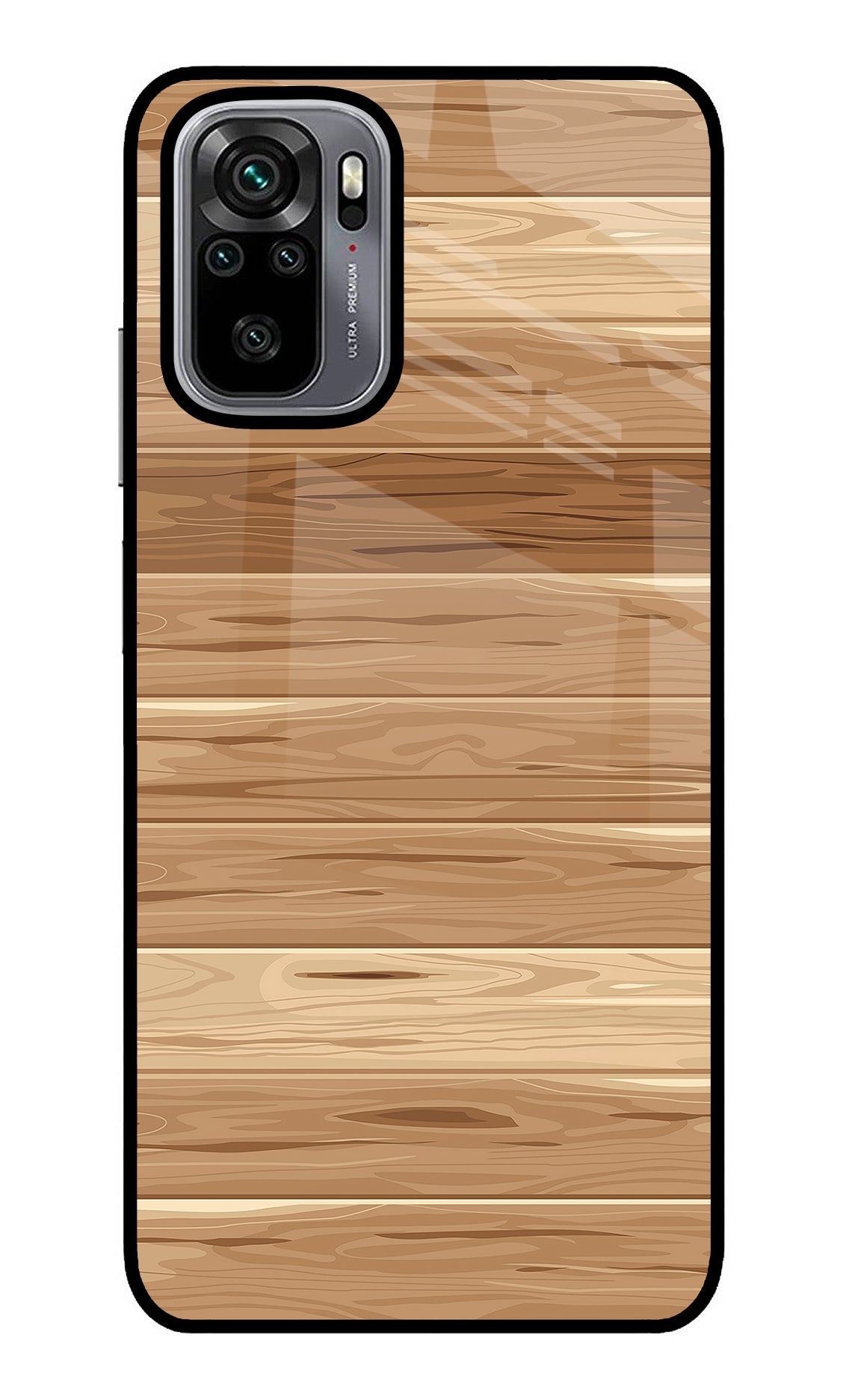 Wooden Vector Redmi Note 10/10S Back Cover