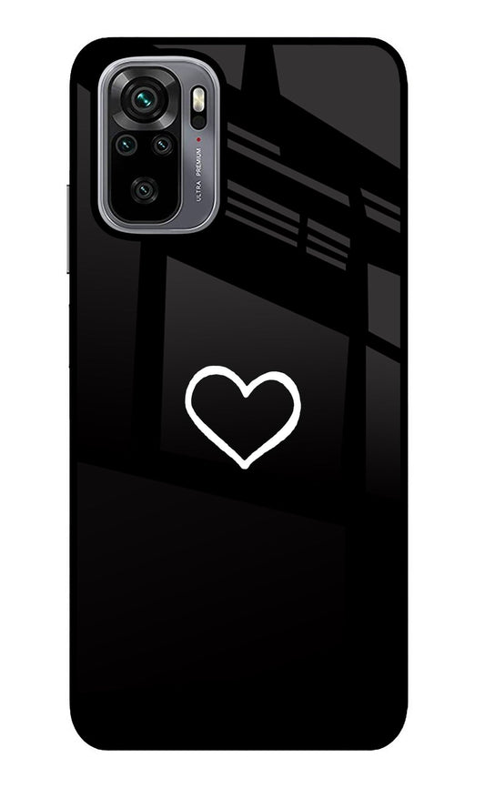 Heart Redmi Note 10/10S Glass Case