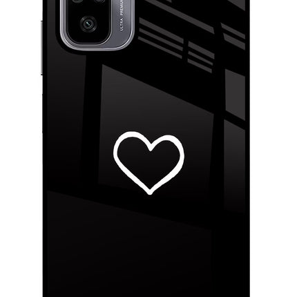 Heart Redmi Note 10/10S Glass Case Back Cover by Casekaro