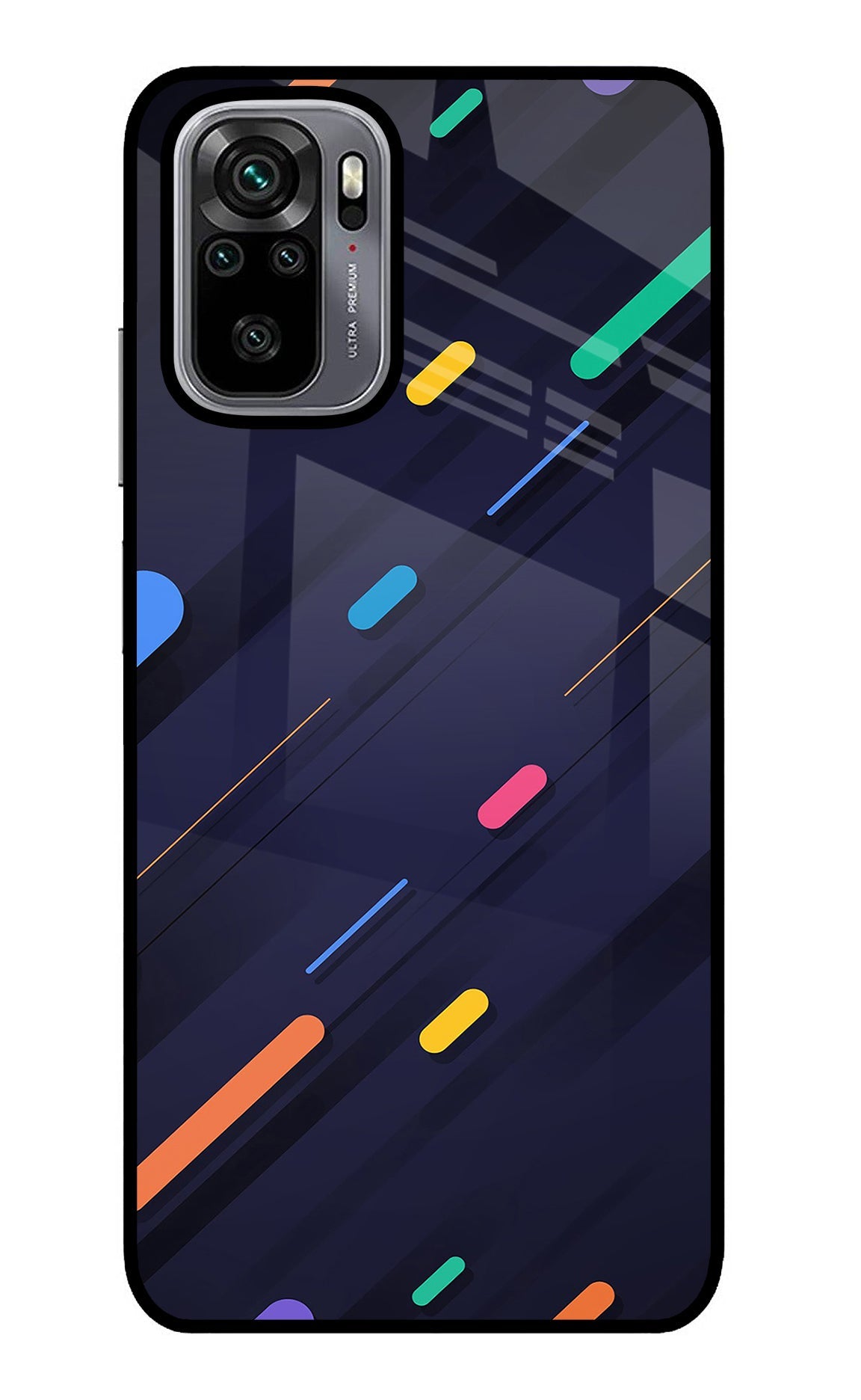 Abstract Design Redmi Note 10/10S Glass Case