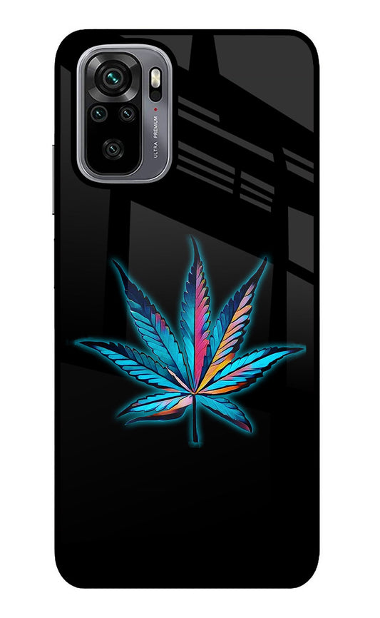 Weed Redmi Note 10/10S Glass Case