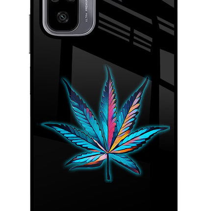 Weed Redmi Note 10/10S Glass Case Back Cover by Casekaro