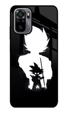 Goku Shadow Redmi Note 10/10S Glass Case