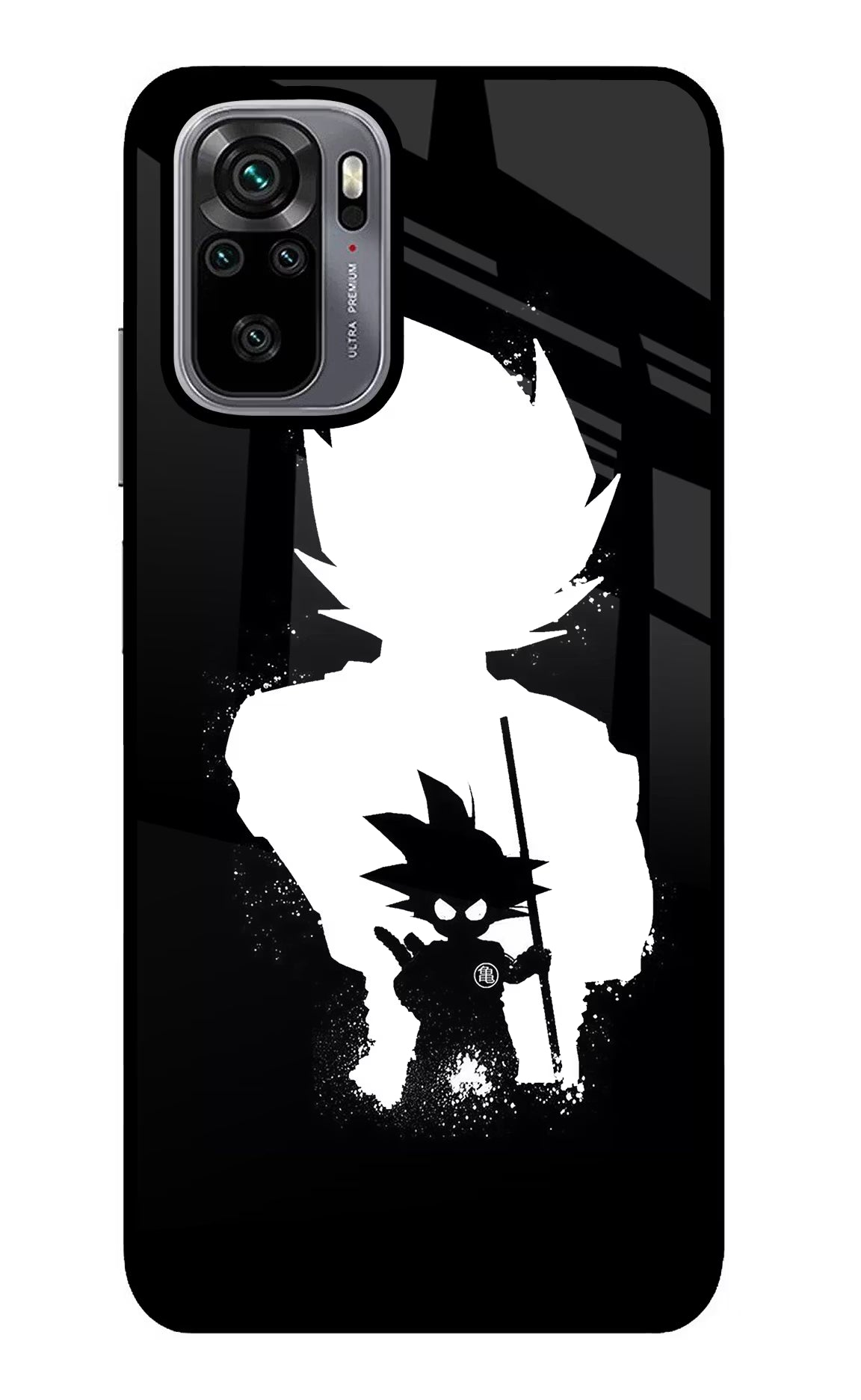 Goku Shadow Redmi Note 10/10S Glass Case Back Cover by Casekaro
