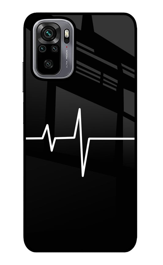 Heart Beats Redmi Note 10/10S Glass Case