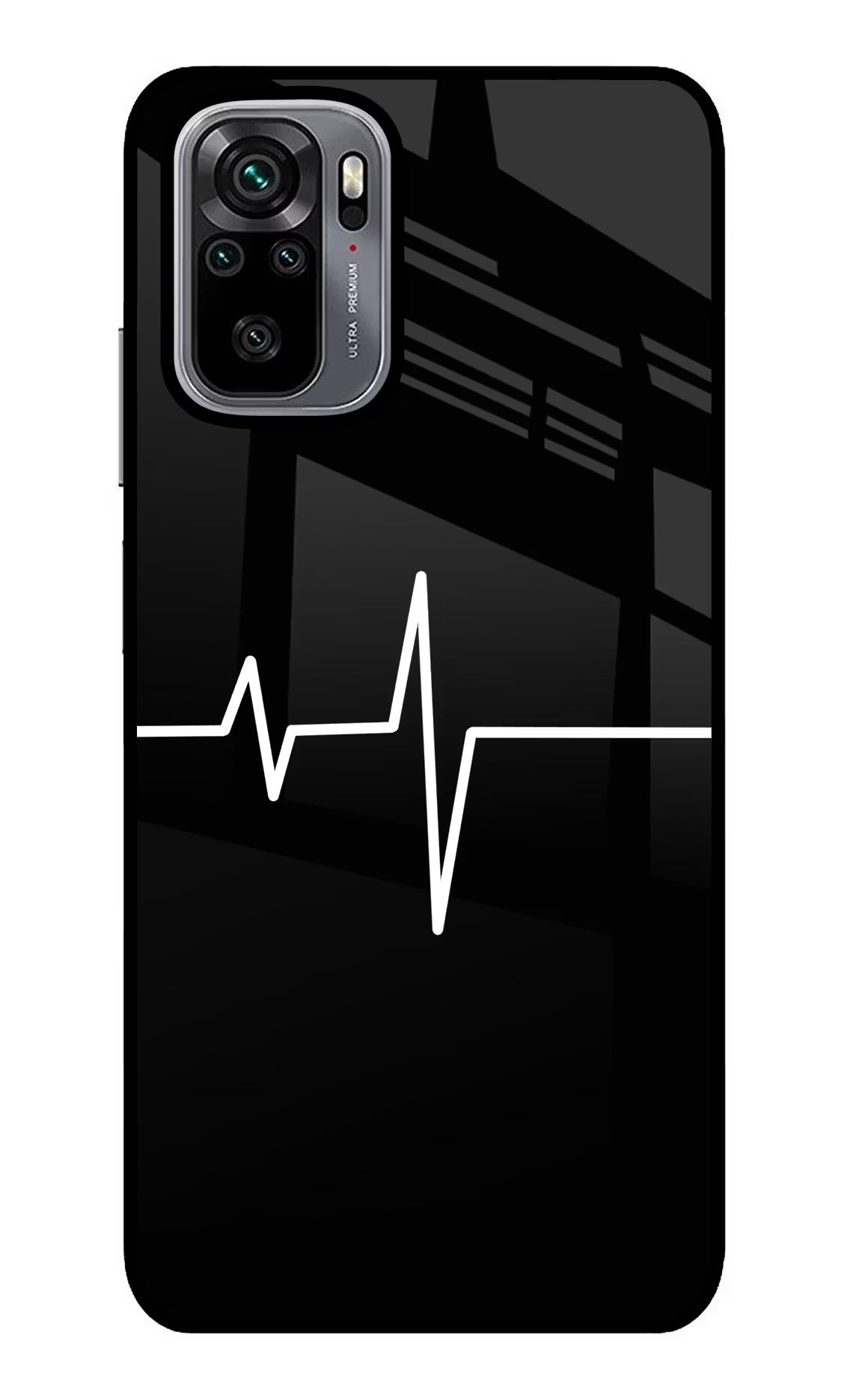 Heart Beats Redmi Note 10/10S Glass Case Back Cover by Casekaro