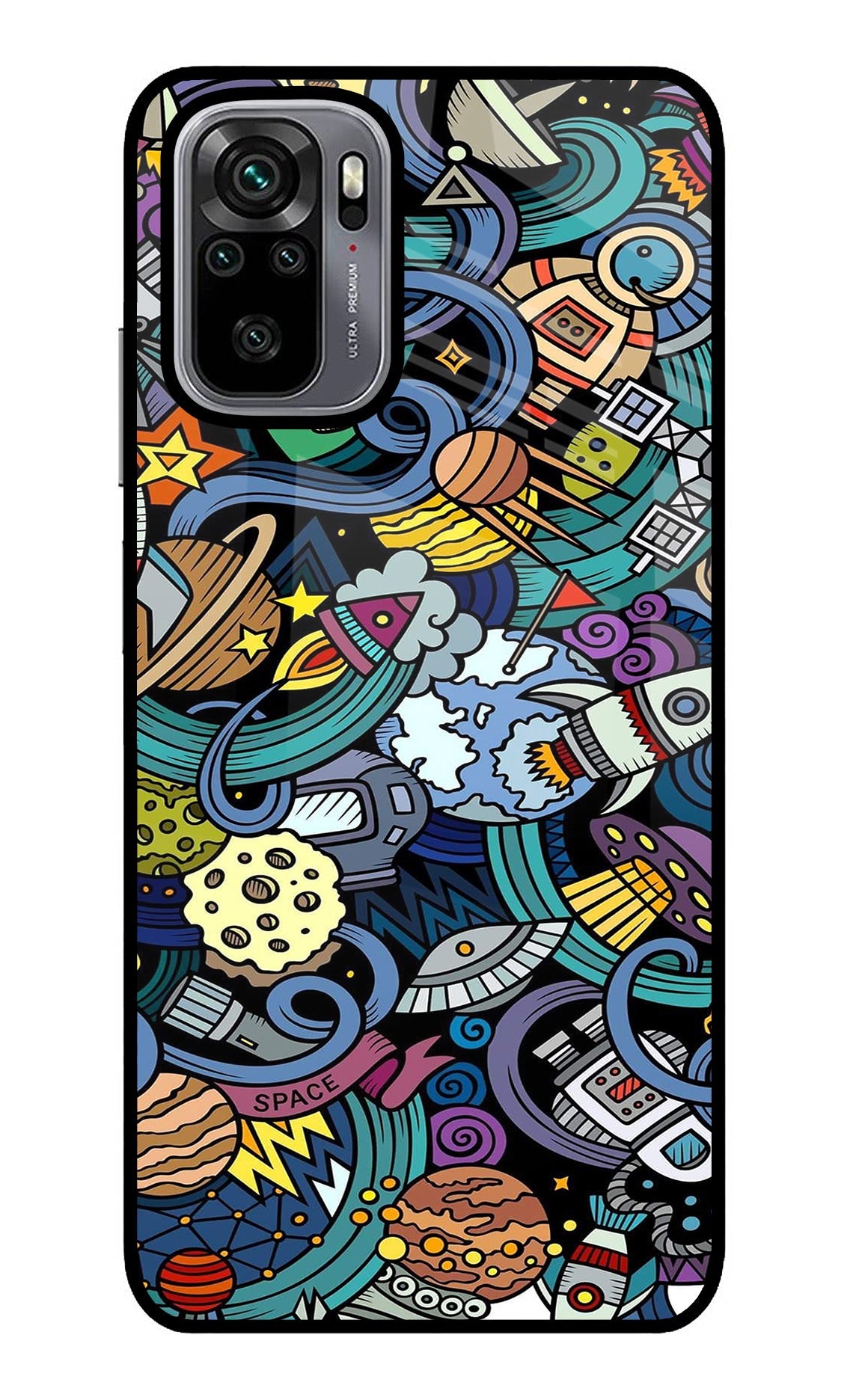 Space Abstract Redmi Note 10/10S Back Cover