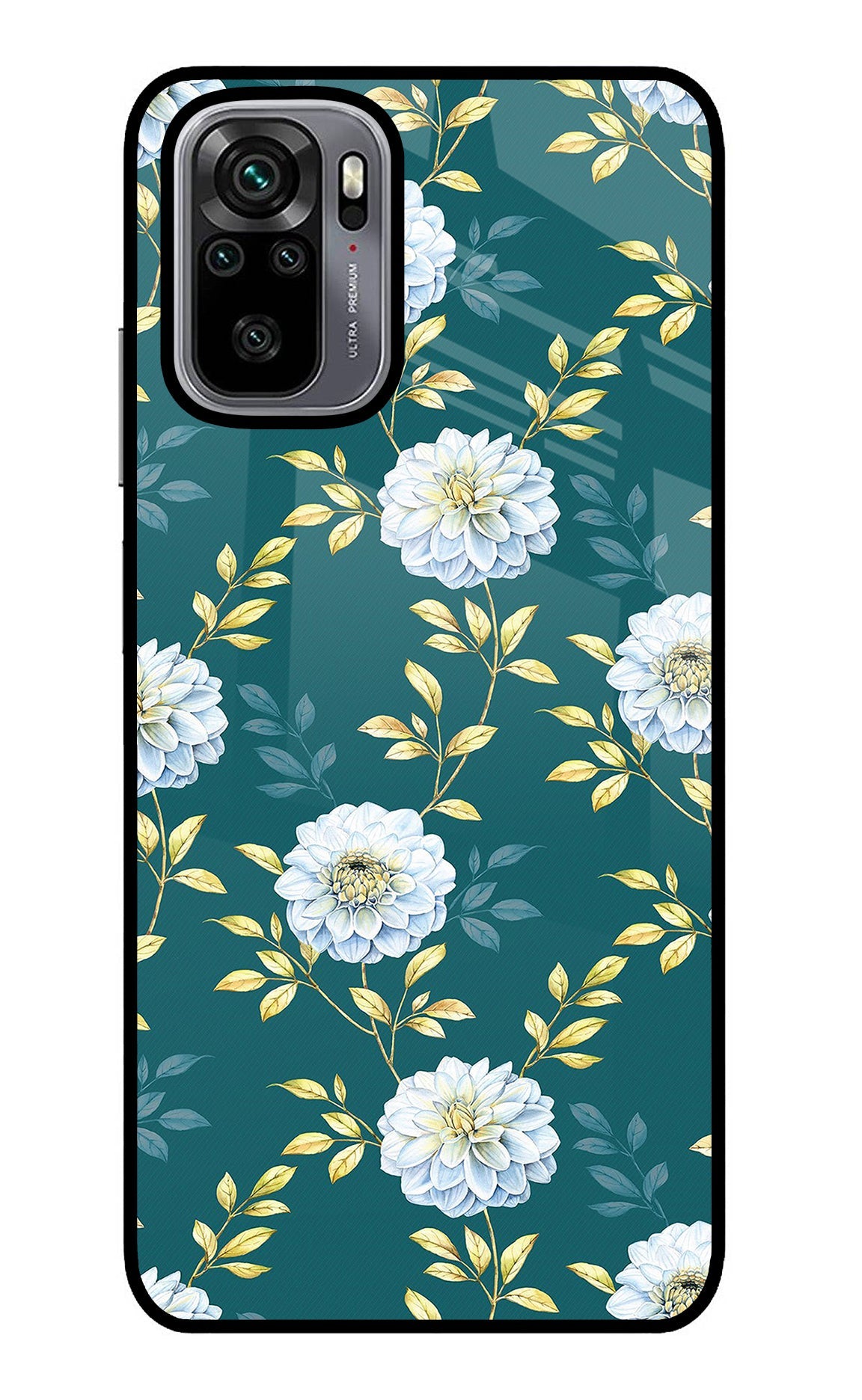 Flowers Redmi Note 10/10S Glass Case