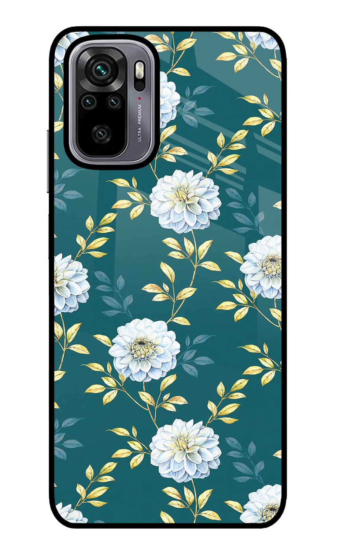 Flowers Redmi Note 10/10S Glass Case Back Cover by Casekaro