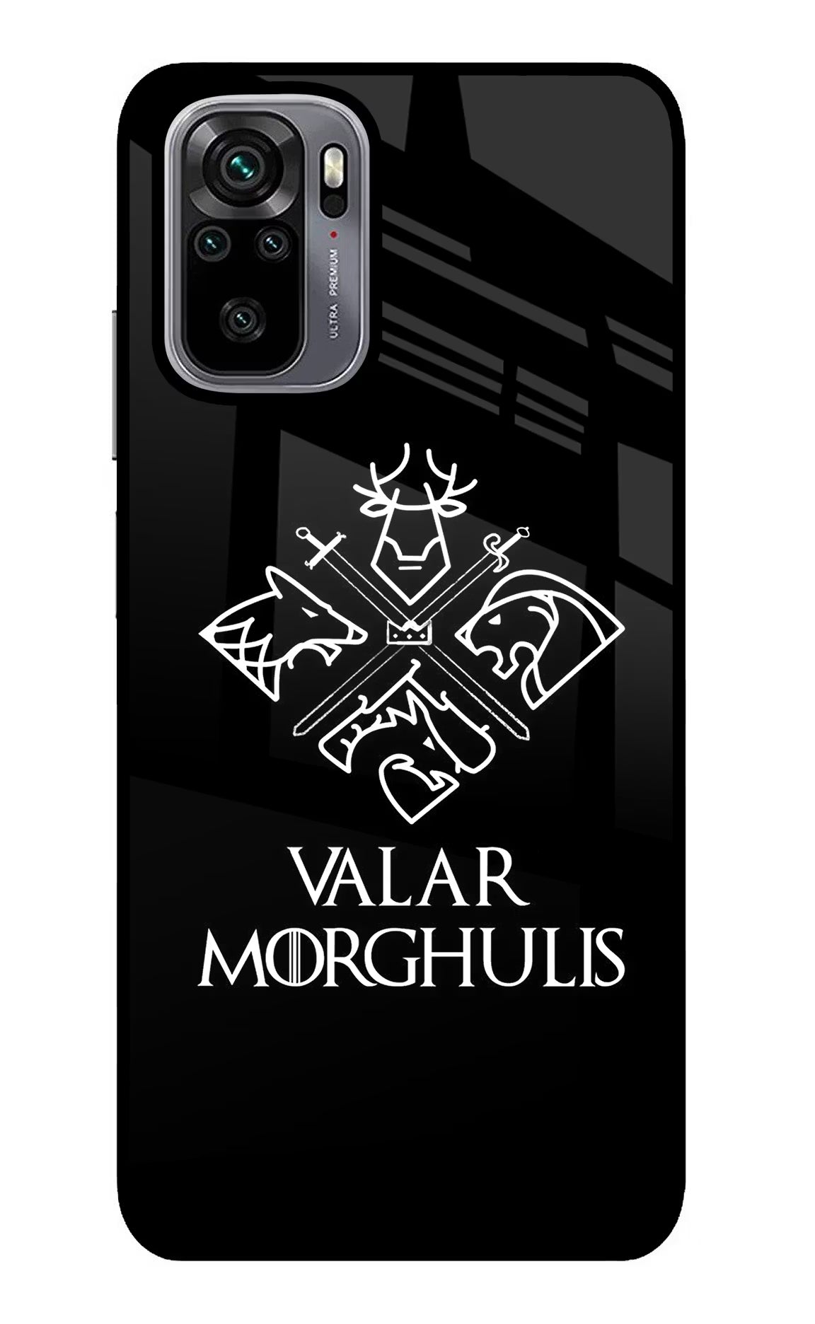 Valar Morghulis | Game Of Thrones Redmi Note 10/10S Glass Case Back Cover by Casekaro