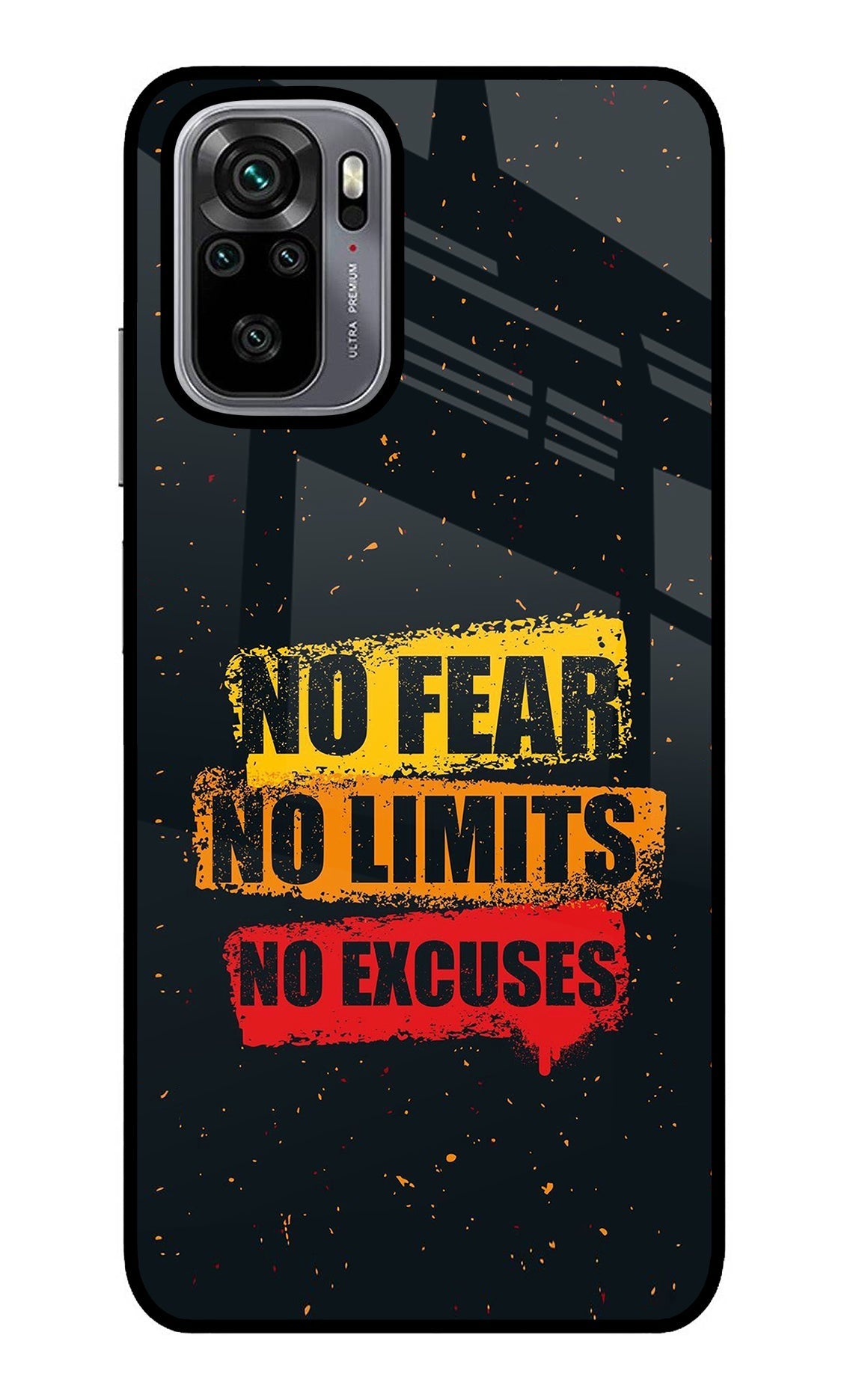 No Fear No Limits No Excuse Redmi Note 10/10S Back Cover