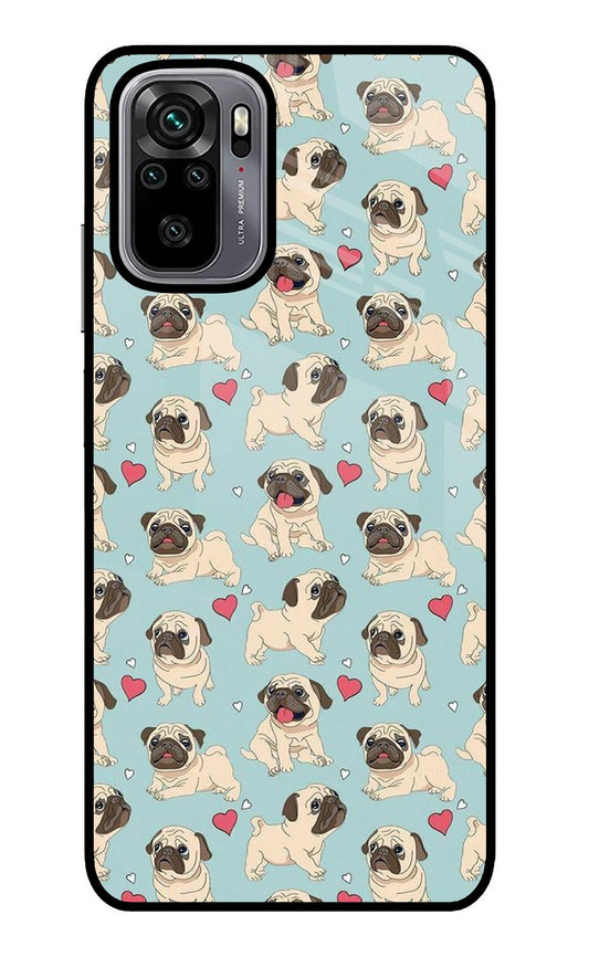 Pug Dog Redmi Note 10/10S Glass Case