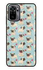 Pug Dog Redmi Note 10/10S Glass Case