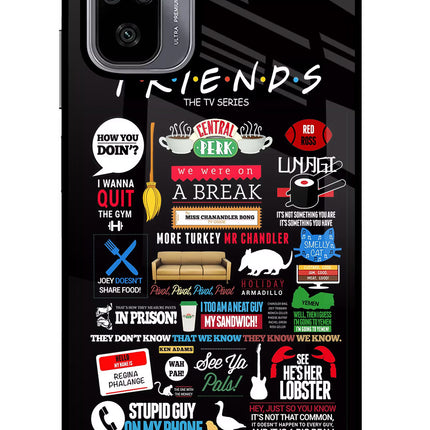 FRIENDS Redmi Note 10/10S Glass Case