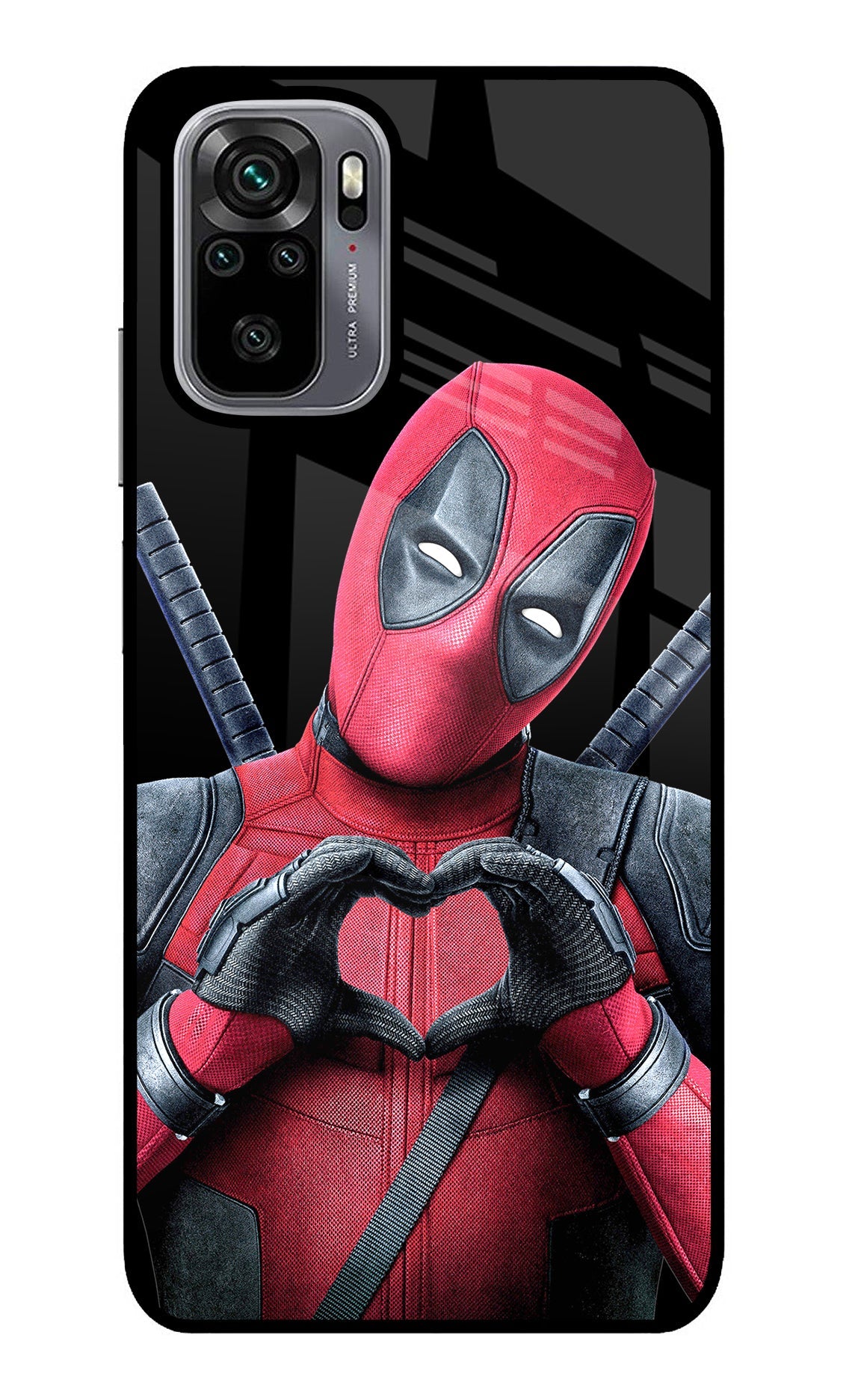 Deadpool Redmi Note 10/10S Glass Case