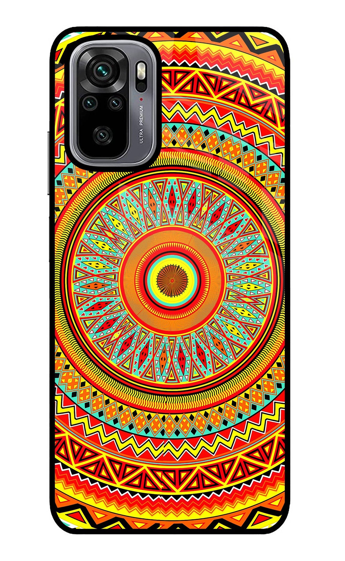 Mandala Pattern Redmi Note 10/10S Glass Case